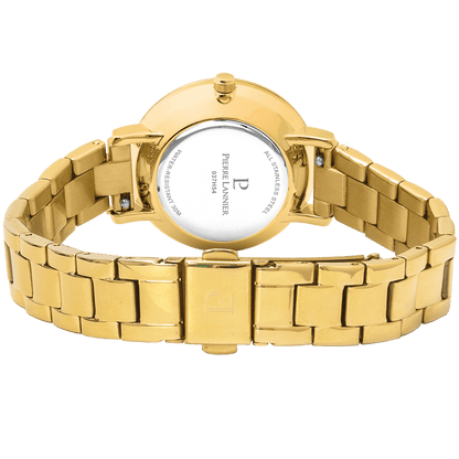 Montre Pierre LANNIER CHOUQUETTE Doré brillants - Bijouterie TAMARA