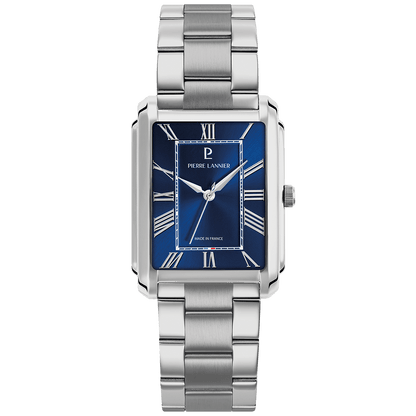 Montre Pierre LANNIER EMPIRE Acier Bleu - MONTRES -213F161