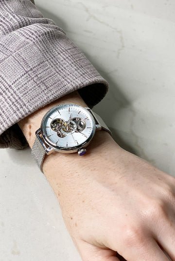 Montre Pierre Lannier Melodie automatique maille milanaise - Pierre Lannier - Bijouterie TAMARA