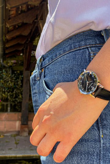 Montre Pierre Lannier Multiples Cuir Noir - Pierre Lannier - Bijouterie TAMARA