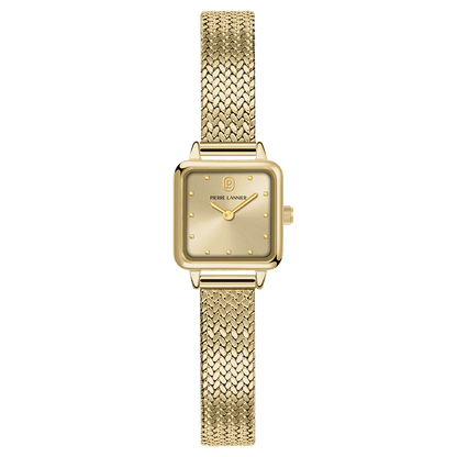 Montre Pierre LANNIER NEORA Dorée Maille milanaise - MONTRES -059H542