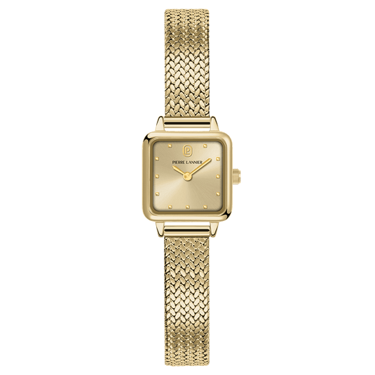 Montre Pierre LANNIER NEORA Dorée Maille milanaise - MONTRES -059H542
