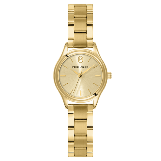 Montre Pierre LANNIER PYA Doré maillons doré - MONTRES -022H542