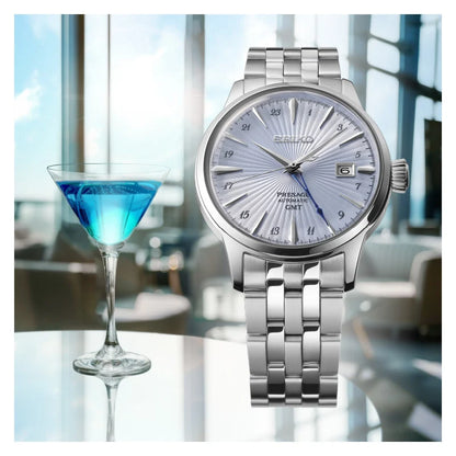Montre SEIKO Presage Cocktail Automatique GMT Acier bleu