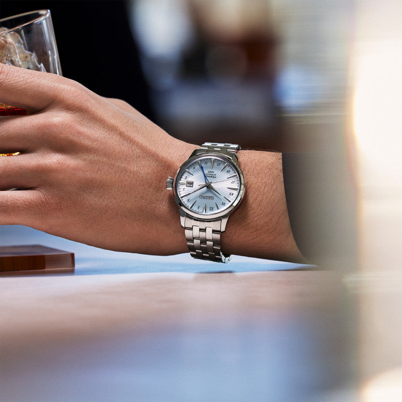 Montre SEIKO Presage Cocktail Automatique GMT Acier bleu