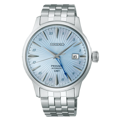 Montre SEIKO Presage Cocktail Automatique GMT Acier bleu