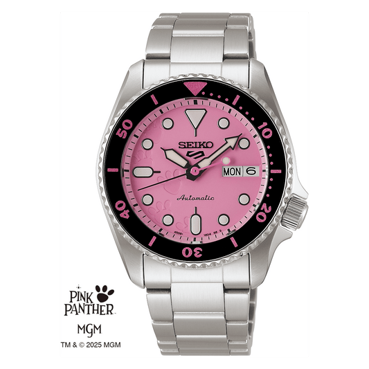 Montre SEIKO 5 Sport Auto Ed. limitée Pink Panther Rose - MONTRES - SRPM07K1