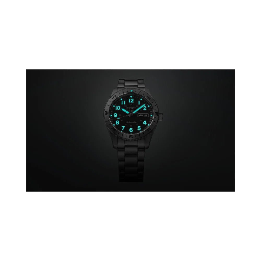 Montre SEIKO 5 Sports Field Auto Acier Noir - MONTRES -HDB006K1