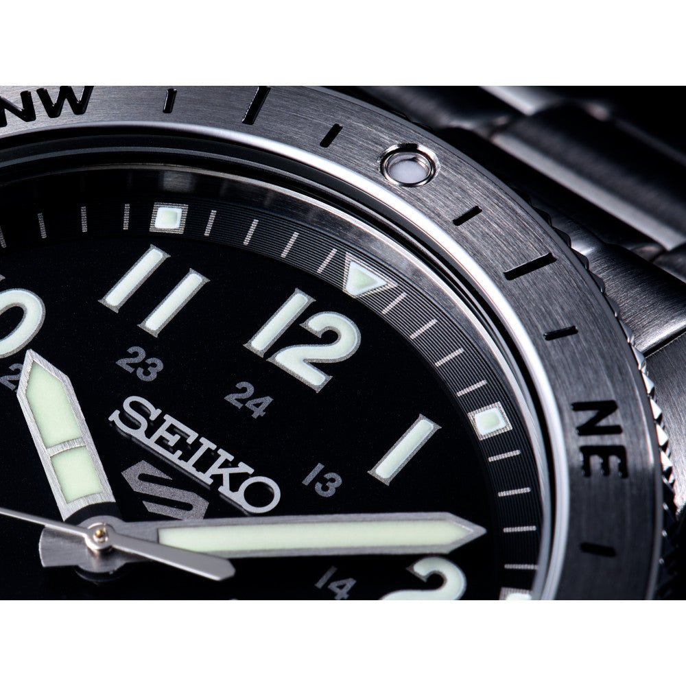 Montre SEIKO 5 Sports Field Auto Acier Noir - MONTRES -HDB006K1