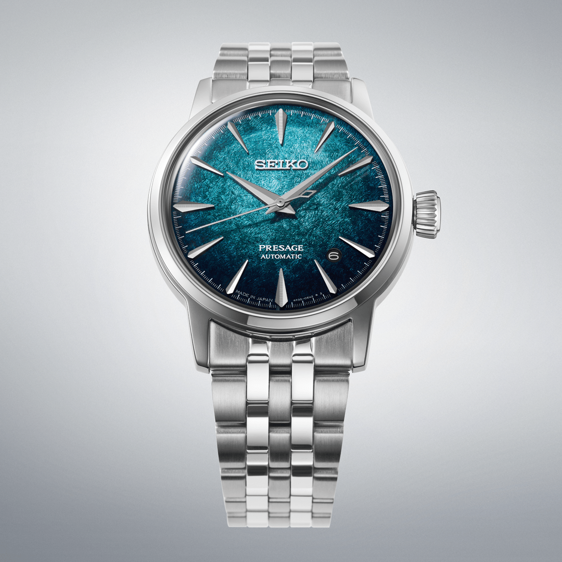 Montre SEIKO Presage automatique Acier Bleu turquoise - MONTRES -HCB001J1