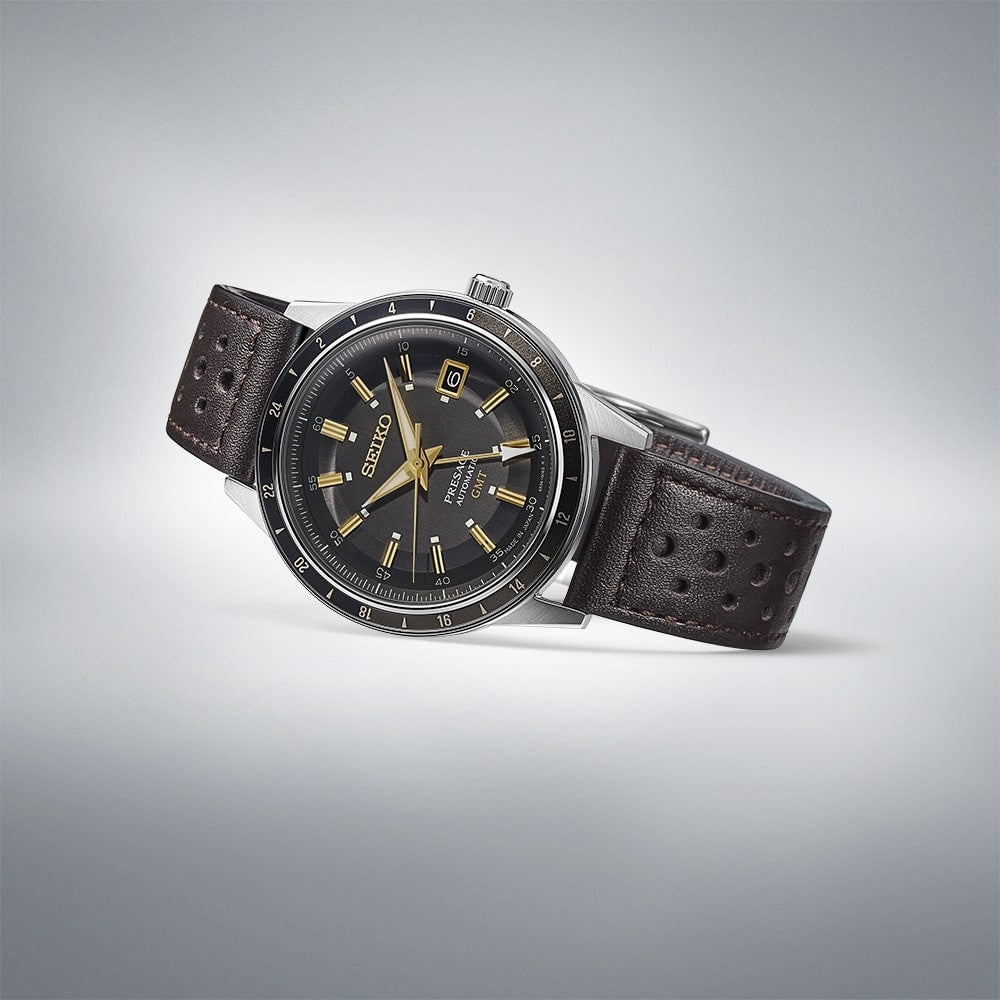 Montre SEIKO Presage Automatique GMT Vintage Seiko Bijouterie TAMARA