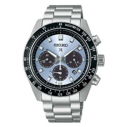 Montre SEIKO Prospex Chrono Solaire Acier Bleu - MONTRES - SSC935P1