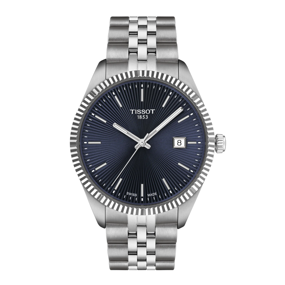 Montre TISSOT Ballade Acier Bleu 40mm - Bijouterie TAMARA