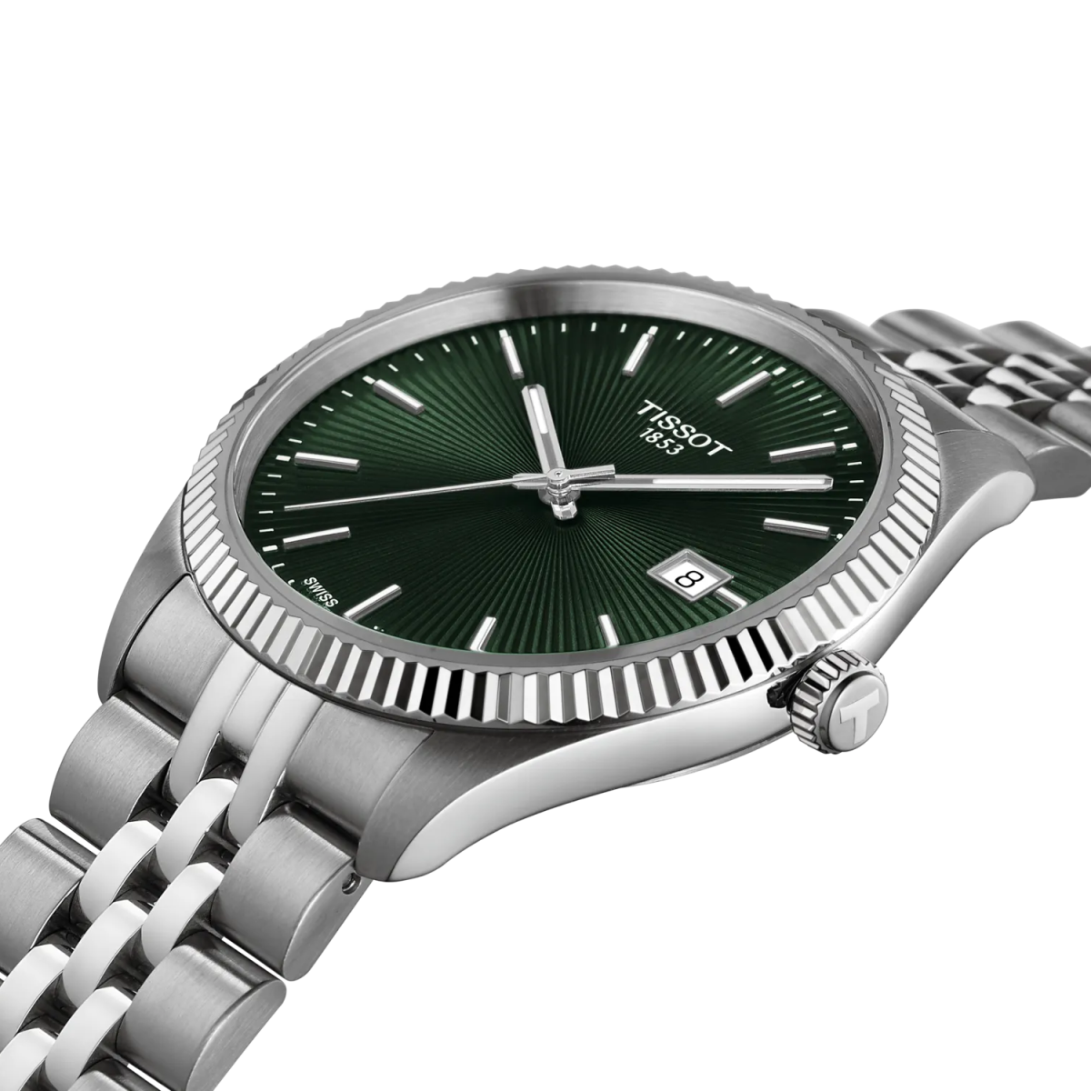 Montre TISSOT Ballade Acier Vert 40mm - MONTRES - T1564101109100