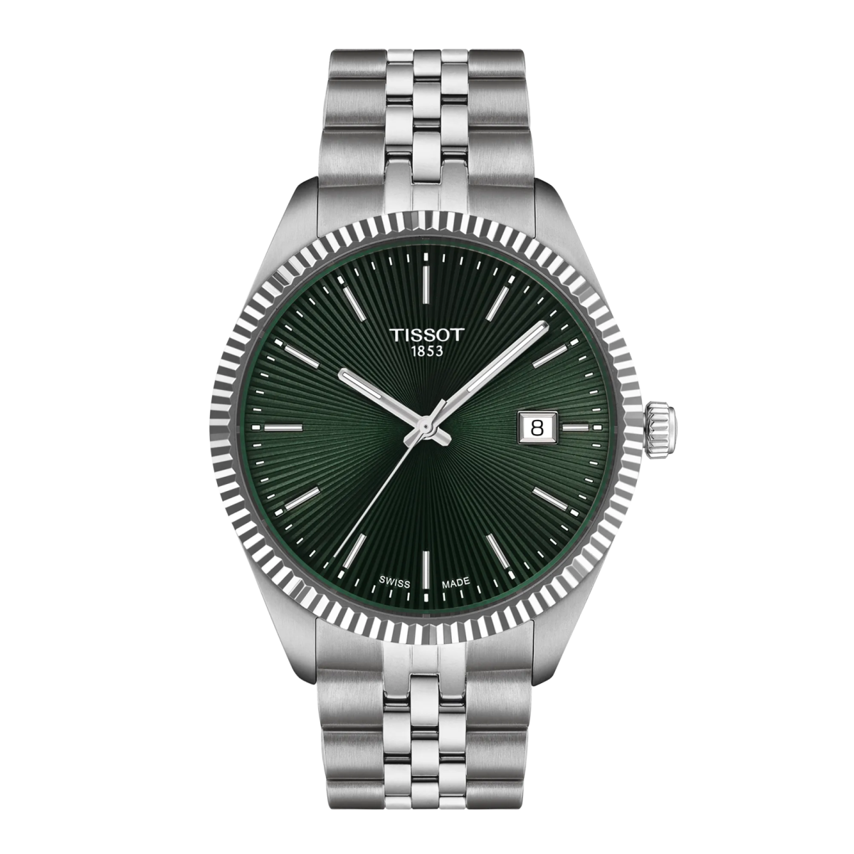 Montre TISSOT Ballade Acier Vert 40mm - MONTRES - T1564101109100
