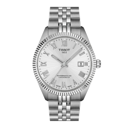 Montre TISSOT Ballade Automatique COSC Acier Argent 39mm - MONTRES - T1564081103300