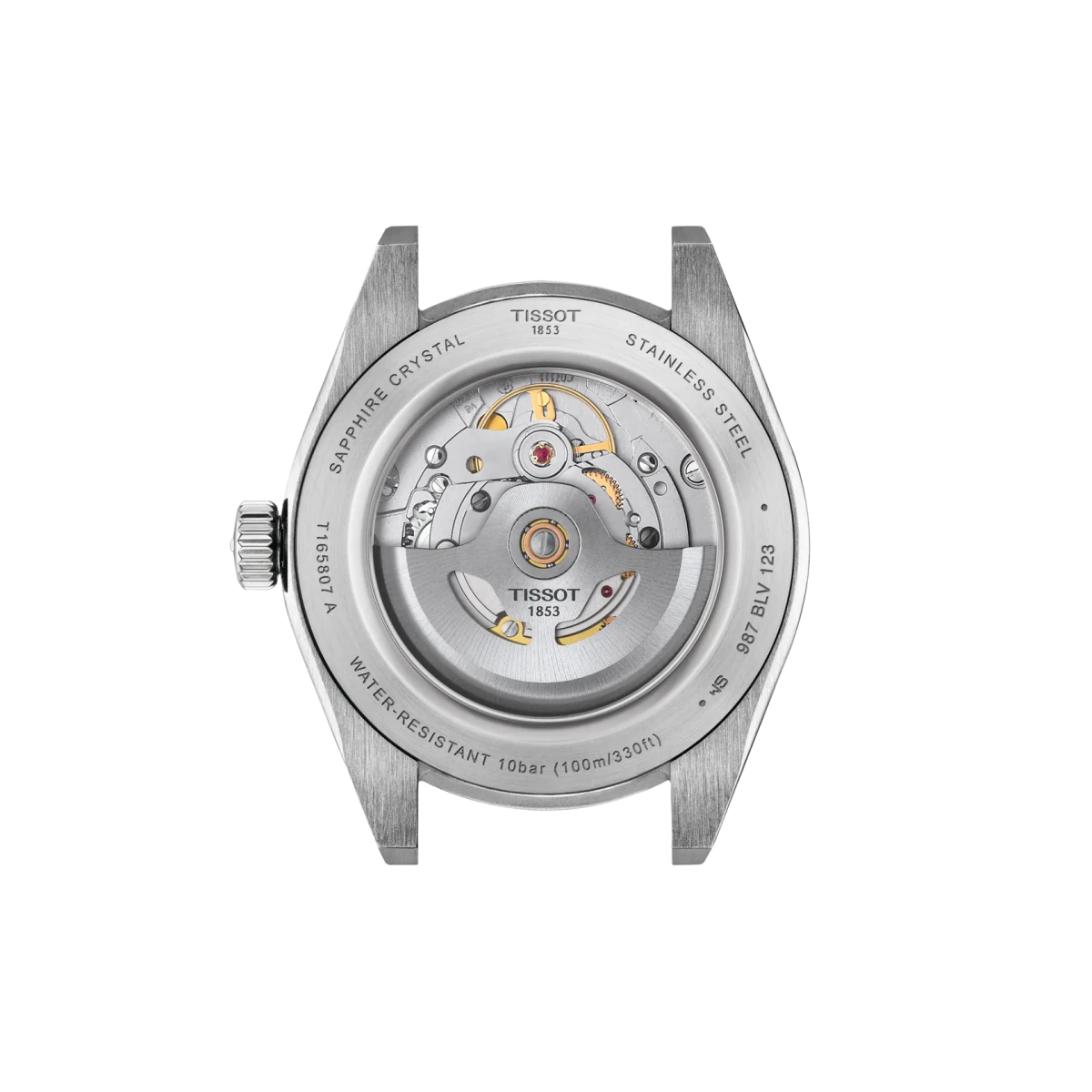 Montre TISSOT Gentleman Auto Acier Bleu 38mm - MONTRES - T1658071104100