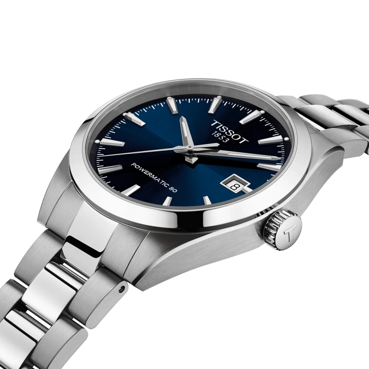 Montre TISSOT Gentleman Auto Acier Bleu 38mm - MONTRES - T1658071104100