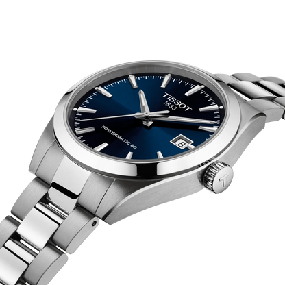 Montre TISSOT Gentleman Auto Acier Bleu 38mm - MONTRES - T1658071104100