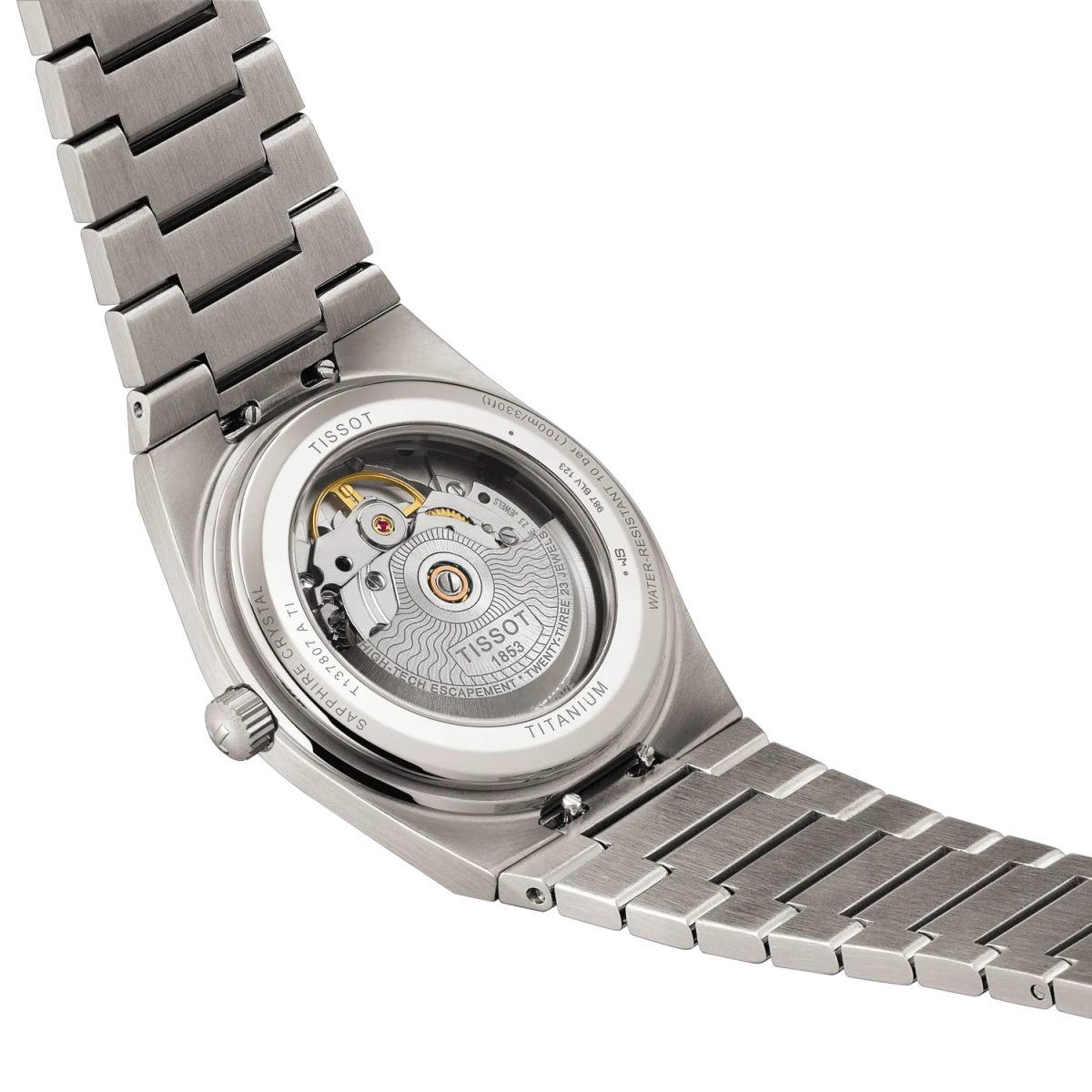 Montre TISSOT PRX Titanium Powermatic 80 38mm - MONTRES - T1378074406100