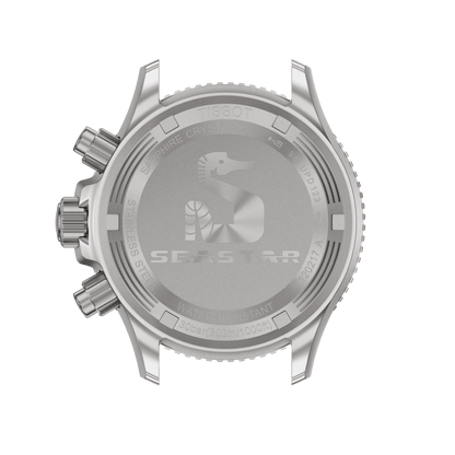 Montre TISSOT Seastar Chrono Acier Noir - Tissot - Bijouterie TAMARA