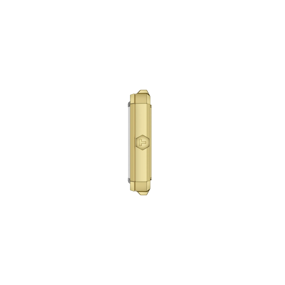 Montre TISSOT SRV Acier Doré Nacre noir avec diamants Cuir noir - Bijouterie TAMARA