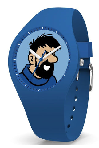 Montre TINTIN & CO Haddock Silicone blue Medium-Tintin-TAMARA