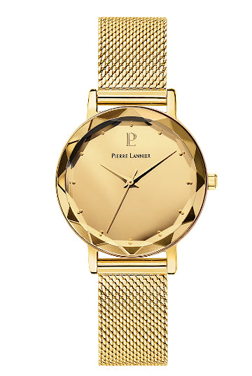 Pierre Lannier Multiples Golden Watch