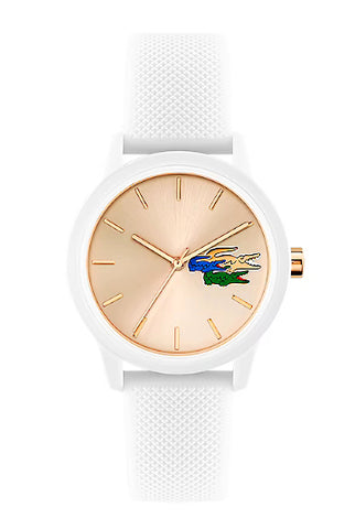 LACOSTE 12.12 Holiday white gold watch