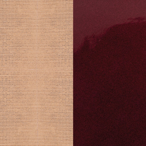 Cuir Les Georgettes Moiré Saumon / Bordeaux Vernis-Les GEORGETTES-TAMARA
