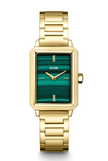 CLUSE Fluette Golden green watch