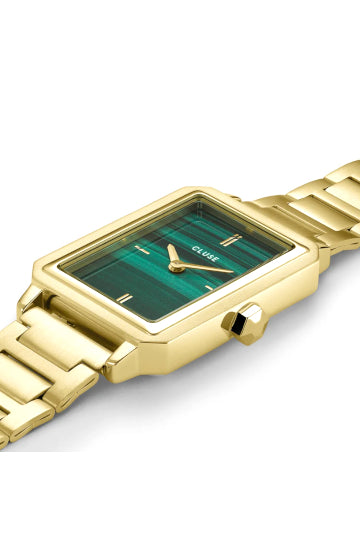 CLUSE Fluette Golden green watch