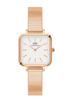 Montre Daniel WELLINGTON Quadro Studio Melrose Blanc