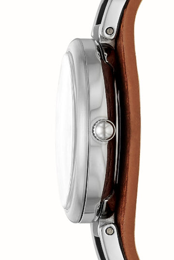 FOSSIL Carlie brown leather watch