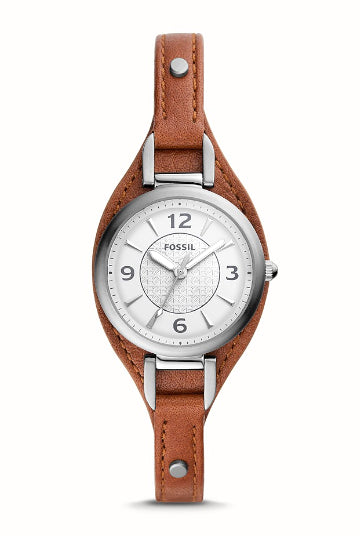 FOSSIL Carlie brown leather watch