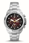 Montre FOSSIL Bronson chronographe rouge