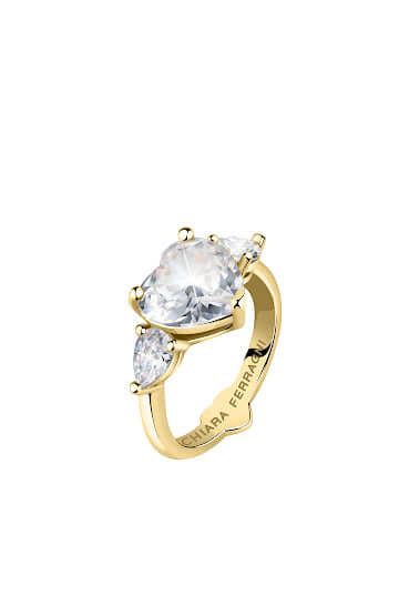 Chiara Ferragni Infinity Love Gold Plated Ring