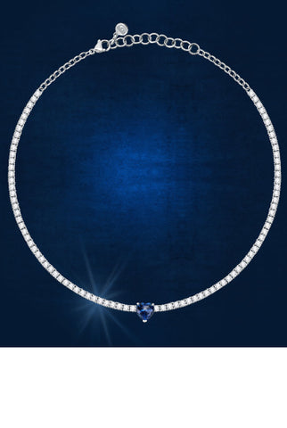 Chiara Ferragni Blue First Love Necklace