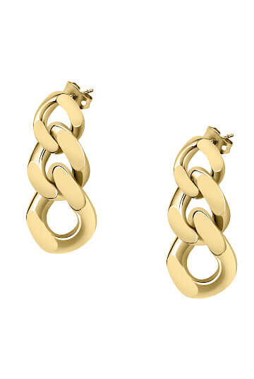 Chiara Ferragni Love Bossy gold plated earrings