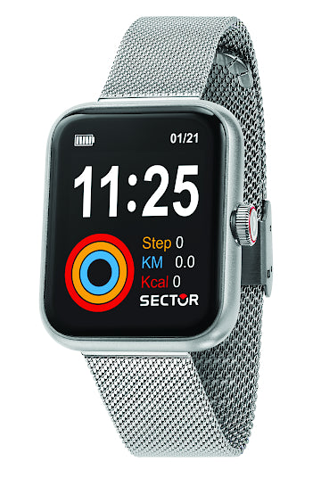 SECTOR Smartwatch S-03 Milanese mesh watch