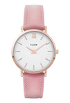 Montre CLUSE Minuit Leather Pink Rose Gold/white CW0101203006-Cluse-TAMARA
