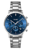 Montre CLUSE Aravis chrono steel Blue Silver CW0101502011-Cluse-TAMARA