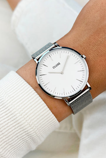 Watch CLUSE Boho Chic Steel White